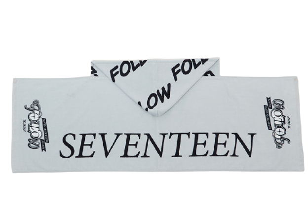 SEVENTEEN Tour Follow Again Japan Hood Towel officialsvtshop