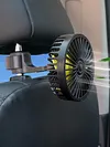 USB Car Fan 3 Speeds 360 Rotatable Car Seat Headrest Fan for Sedan SUV RV Truck