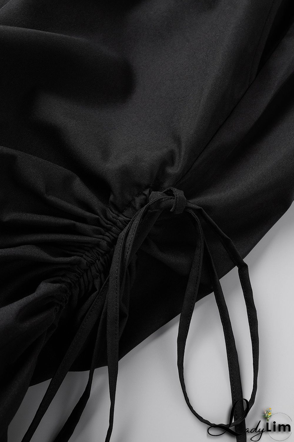 Green Casual Solid Patchwork Draw String Fold High Waist Pencil Solid Color Bottoms