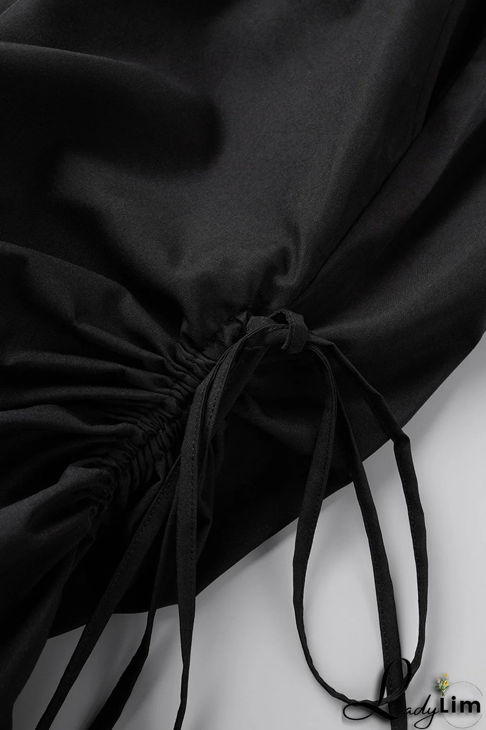 Green Casual Solid Patchwork Draw String Fold High Waist Pencil Solid Color Bottoms