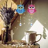 2pcs Crystal Light Catcher Diamond Painting Owl Suncatcher Hanging Kits