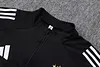 Joyfball 2025/2026 Argentina Half-Pull Training Suit Black Football Jersey 1:1 Thai Quality Set
