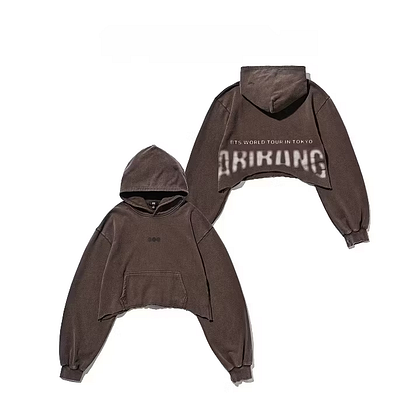 BTS ARIRANG Wind Jacket Gray – Oversized K-pop Streetwear Jacket