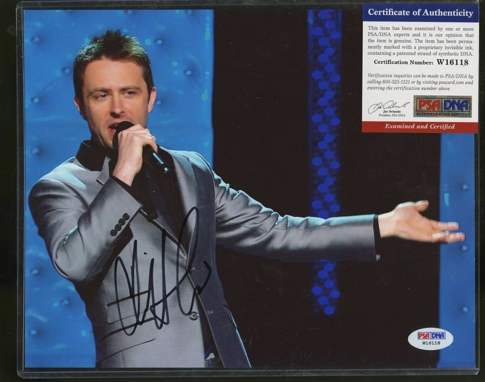 Chris Hardwick in Talking Dead signed 8x10 autographed Photo Poster painting PSA COA (A)