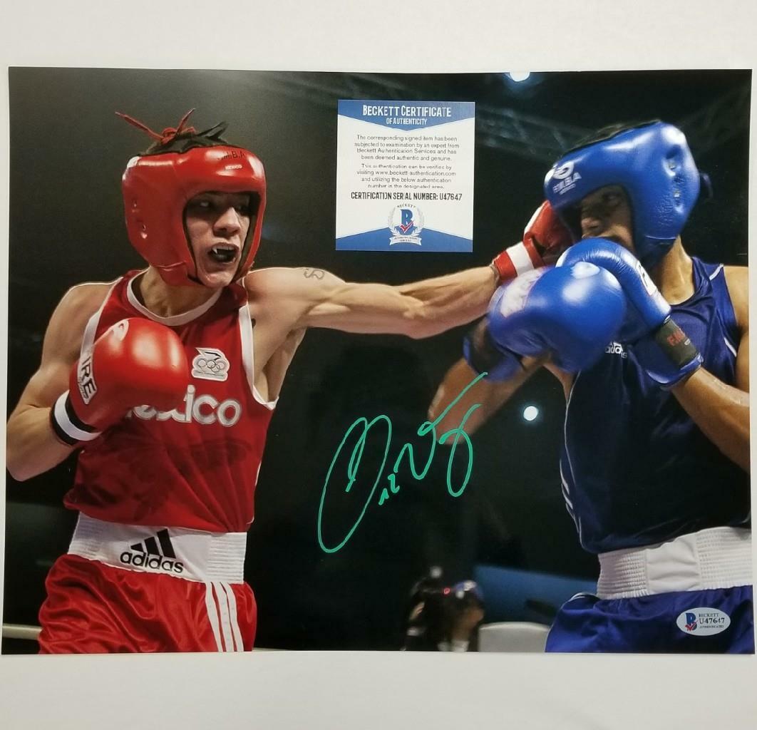 Joseph Diaz Jr. signed 11x14 Photo Poster painting Boxing Autograph ~ Beckett BAS COA