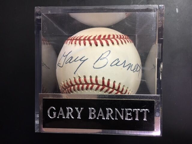GARY BARNETT NORTHWESTERN COACH SIGNED AUTOGRAPHED BASEBALL with COA