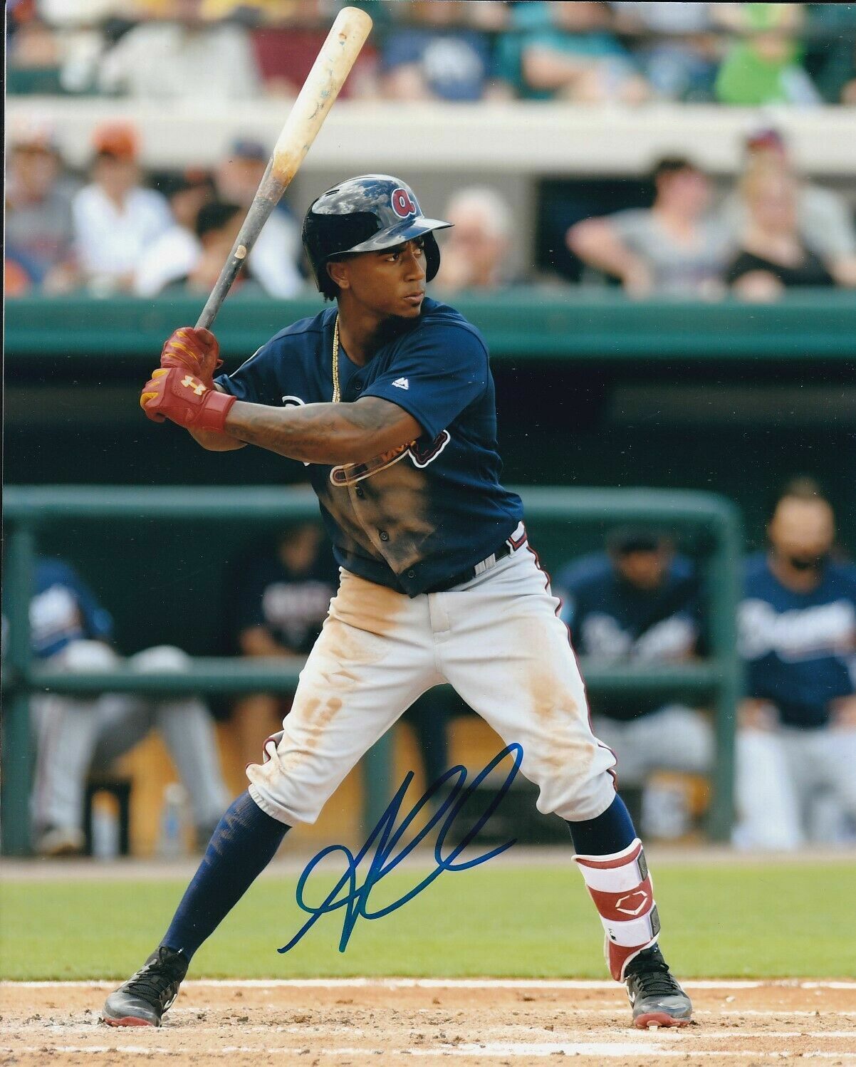 Ozzie Albies Autographed Signed 8x10 Photo Poster painting ( Braves ) REPRINT