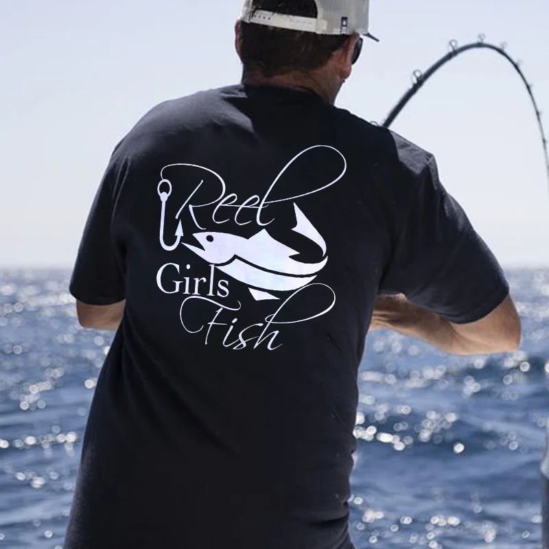 Reel Girls Fish Printed T-shirt -  