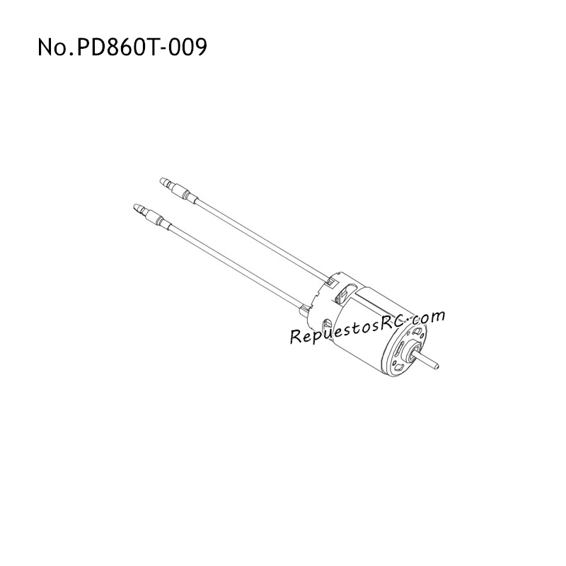 PD RACING TK10 Piezas para Coches RC Motor 570 PD860T-009