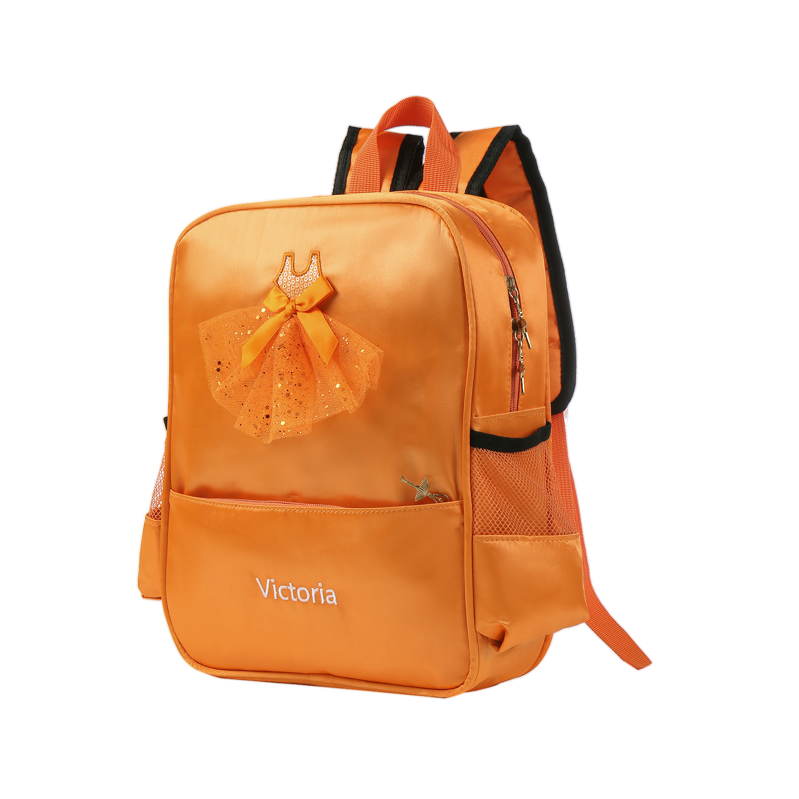 Personalised Princess Dress Style Schoolbag Custom Name Backpack Back To School Gift for Girls-Jessemade AU