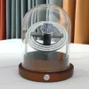 Wooden Gyroscope Watch Winder with Box