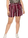 Casual Pants Wild Stripes Bow Loose Shorts