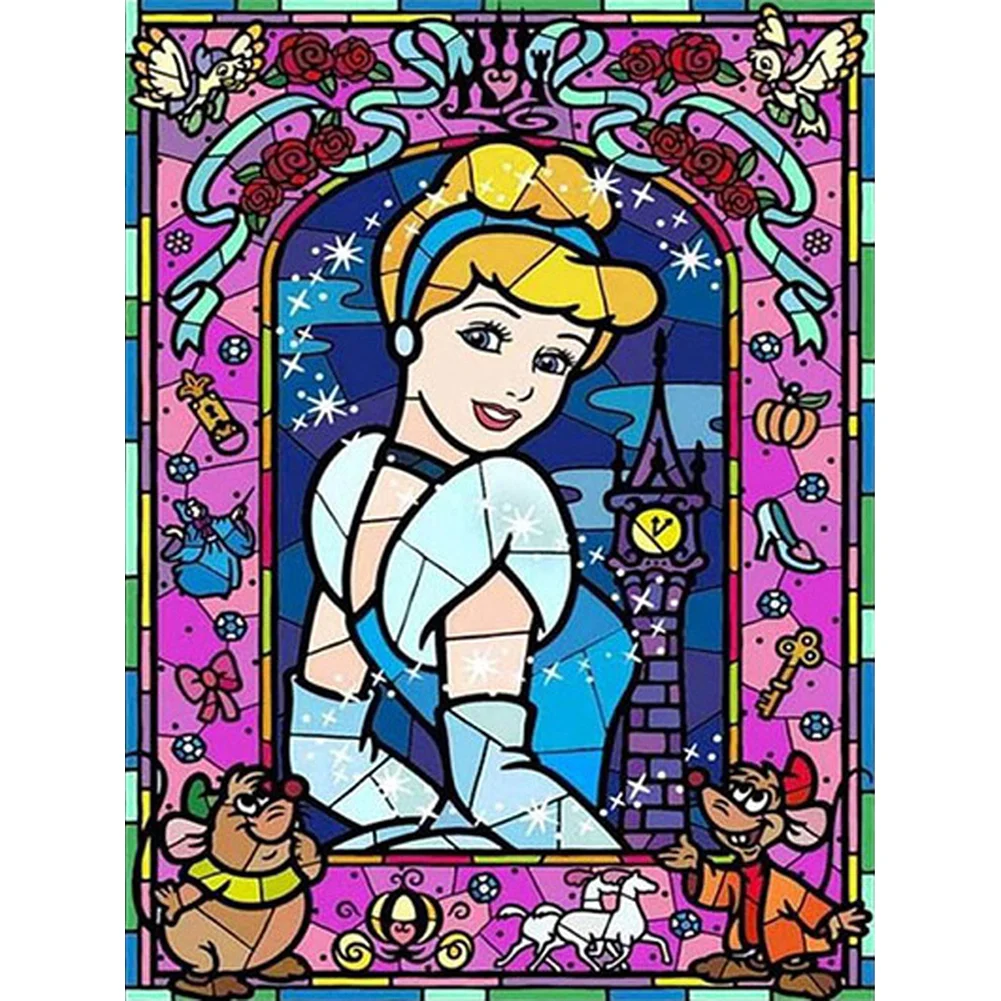 Full Round Diamond Painting - Cinderella Princess(30*40cm)