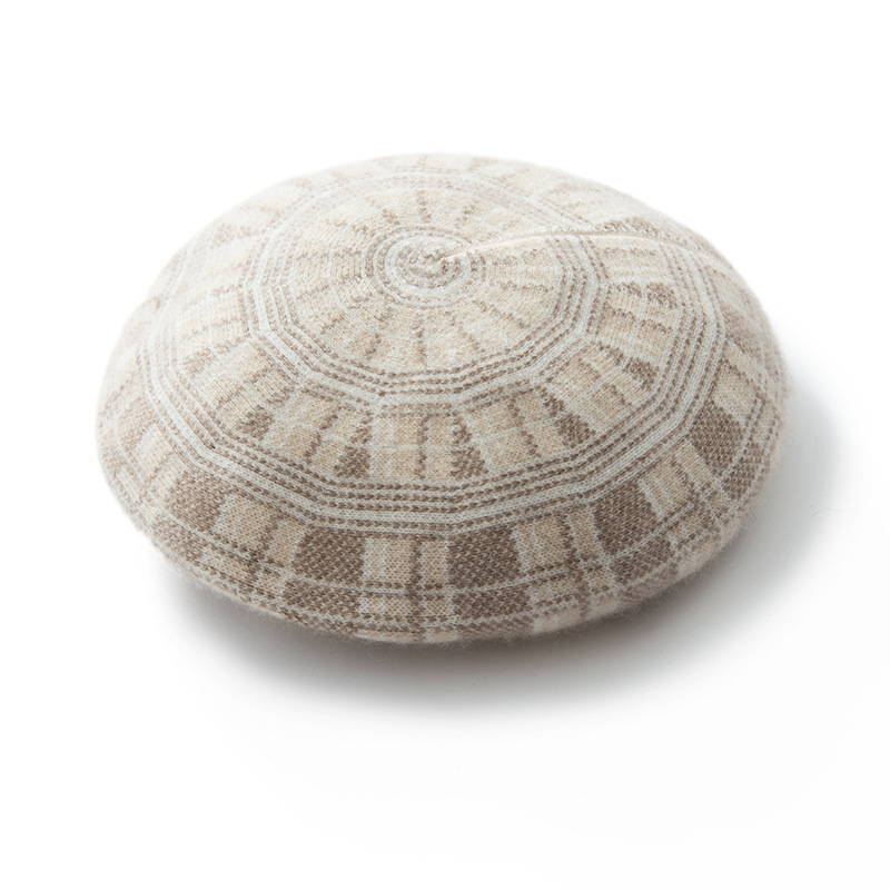 100% Cashmere Beret Fashion Style REAL SILK LIFE