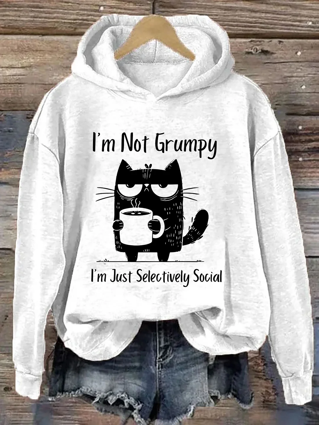 Funny Grumpy Cat Hoodie