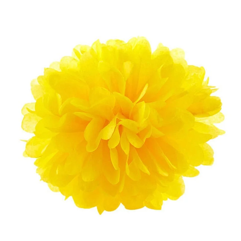 5pcs Tissue Paper Pompoms Wedding Decorative Paper Flowers Ball Baby Shower Birthday Party Decoration paper pom poms