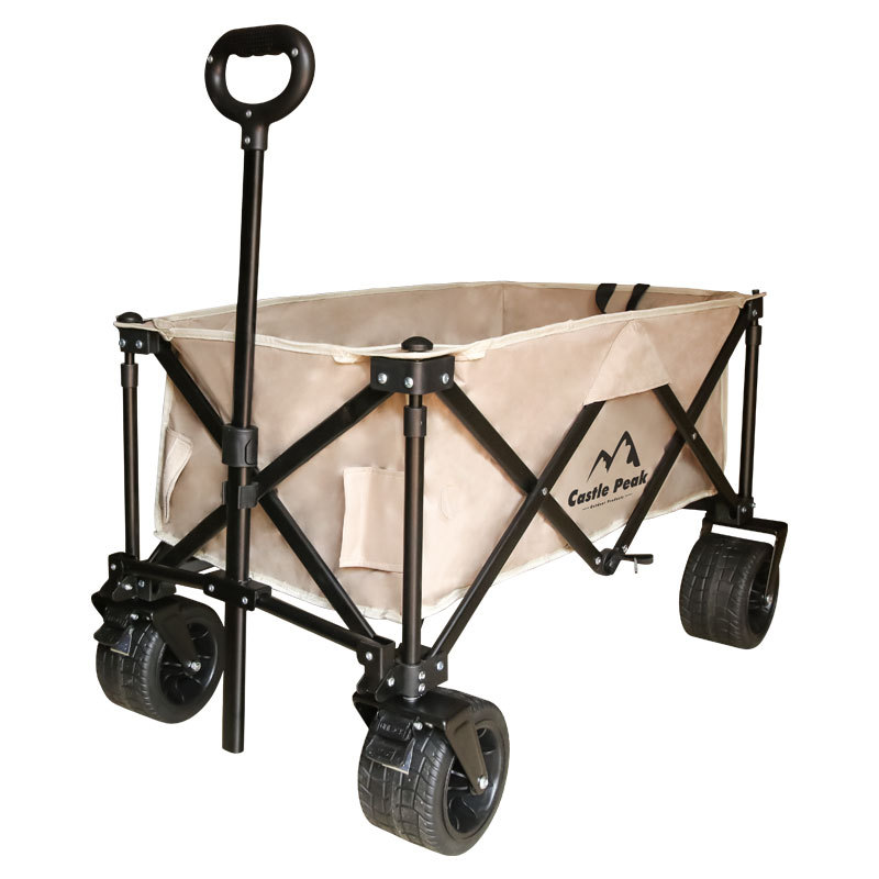 远峰 CastlePeak户外可折叠式露营车营地车 110L 户外便携折叠车野餐拉车营地拖车