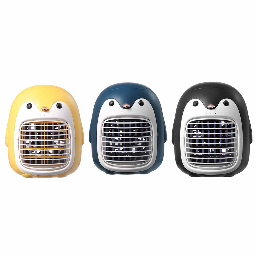 

Portable Penguin Water Cooling Fan Quiet Mini Air Conditioner Electric Fan, Yellow, 501 Original