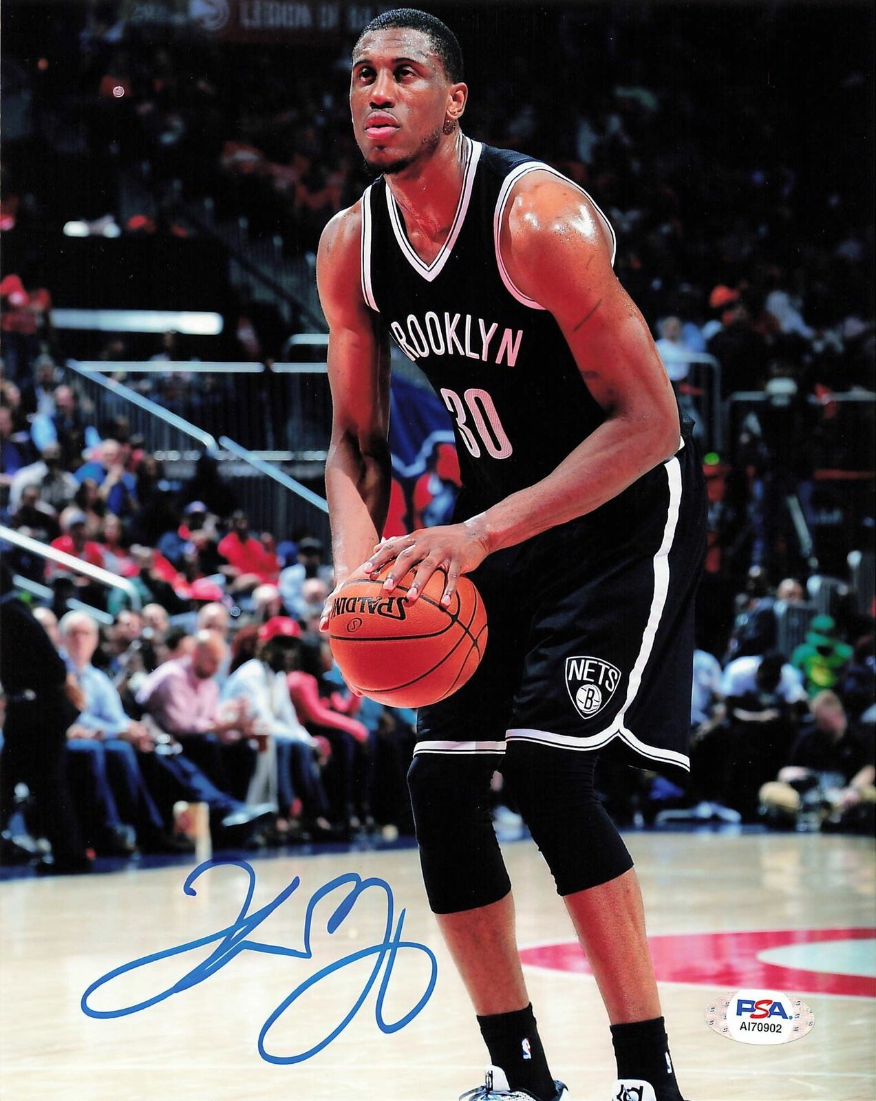 Thaddeus Young signed 8x10 Photo Poster painting PSA/DNA Brooklyn Nets Autographed