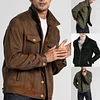  New Suede Versatile Lapel Jacket