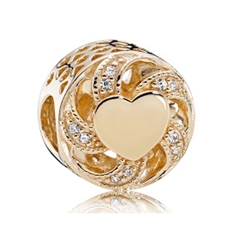 1 PC/Package Metal Rhinestones Plating Inlay Polished Pendant Beads Spacer Bars