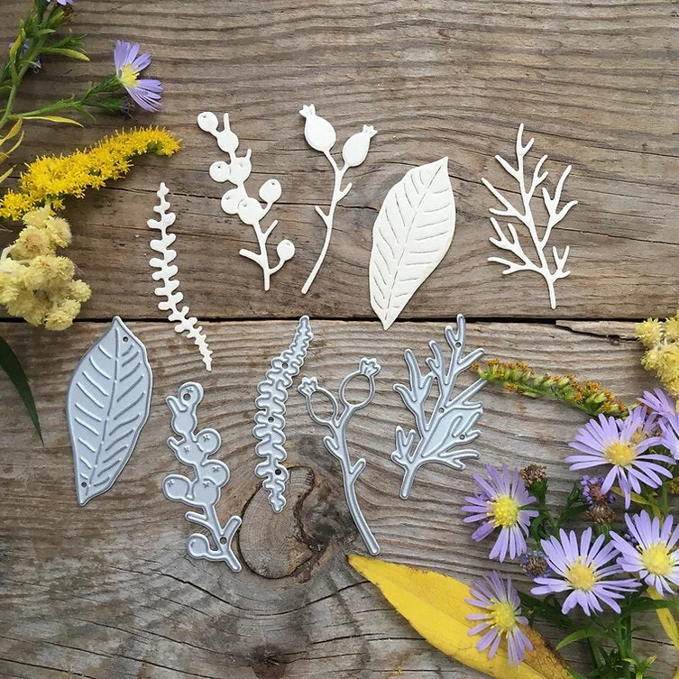 Piggy Craft metal cutting dies cut die mold Flower leaves animal frame Scrapbook paper craft knife mould blade punch stencils