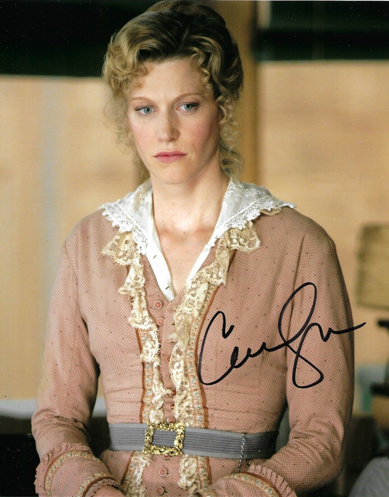 Anna Gunn Signed Deadwood 10x8 Photo Poster painting AFTAL