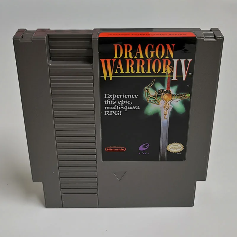 Dragon Quest IV: Chapters of the Chosen For Nintendo NES - 8 Bit Game Cartridge