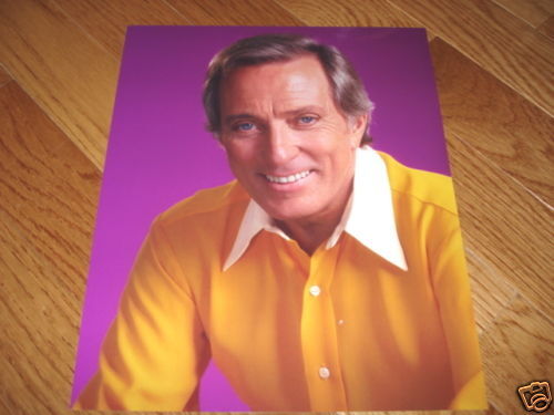 Andy Williams Cool Country Music 8x10 Promo Photo Poster painting