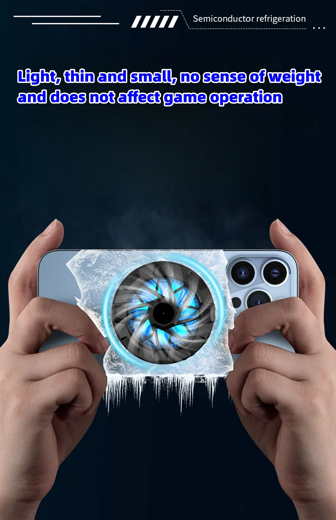 Magnetic semiconductor heat sink for mobile phone and tablet