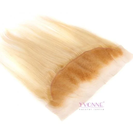  YVONNE 613 Blonde Color 13x4 Straight Lace Frontal Brazilian Virgin  Human Hair 