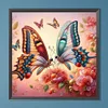 Diamond Painting-DIY Full Round Drill Butterfly（40*40CM)