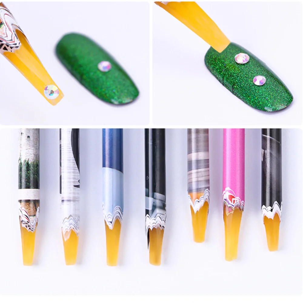 5D Diamond Painting Point Drill Pen with Clay Sharpener DIY Sticky
