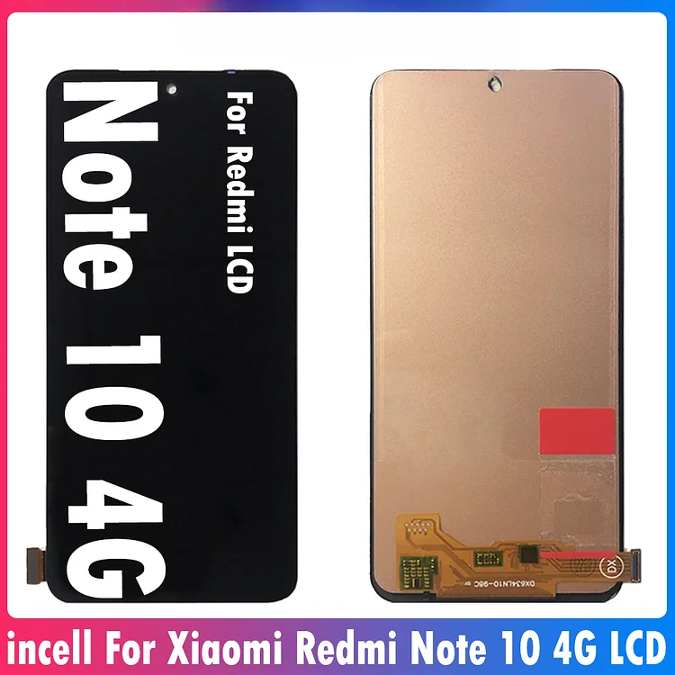 Incell For Xiaomi Redmi Note 10 4G LCD M2101K7AG Touch Panel Screen Digitizer For Redmi Note 10S LCD M2101K7B Display With Frame