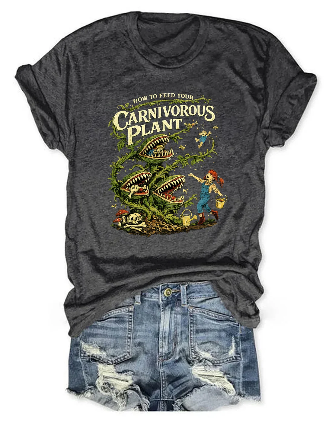 Carnivorous Plant Funny Garden T-shirt