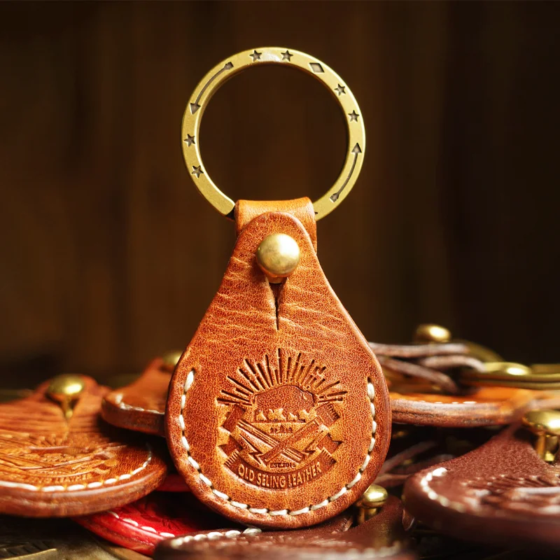 Handmade Drop-Shaped Storage Keychain