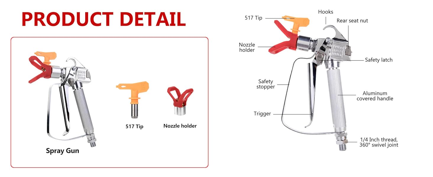 Airless Paint Spray Gun