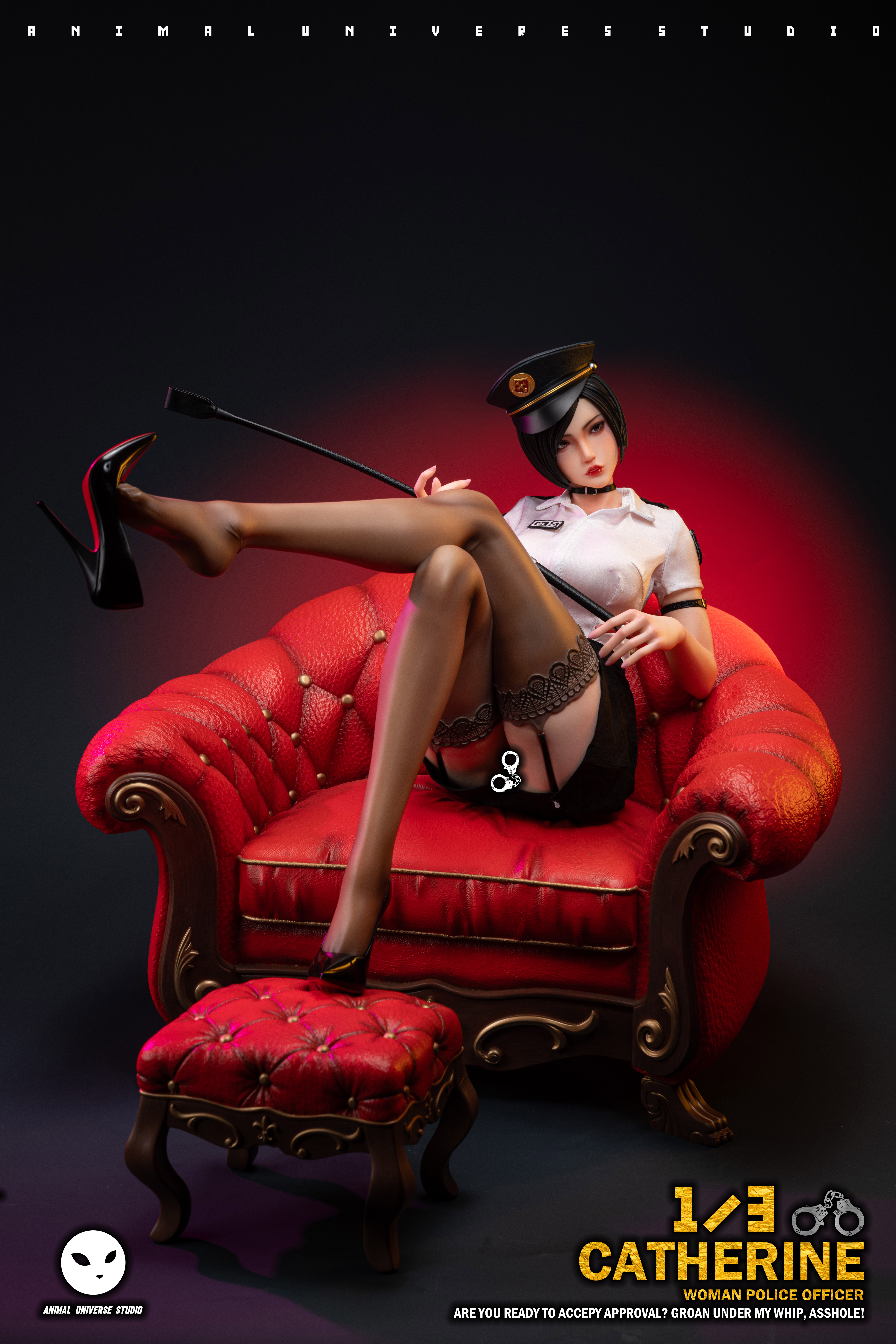 PRE-ORDER Animal Universe Studio - Original Design - FBL Lady Catherine –   1/3 Scale Resin Statue(GK) (Adult 18+)-