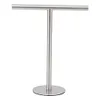 Stainless Steel Hand Towel Holder T-Shape Towel Bar Rack Bath Towel Bar Stand