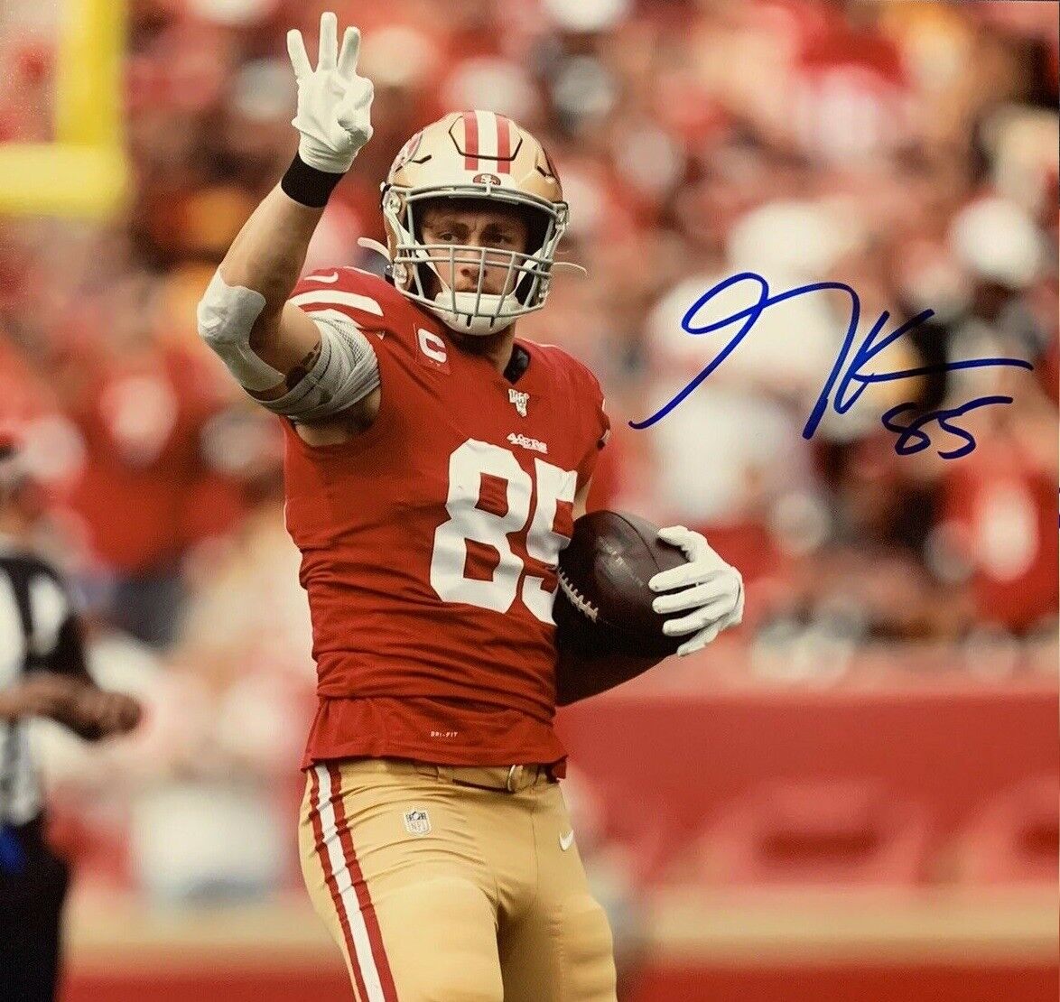 George Kittle Autographed Signed 8x10 Photo Poster painting ( 49ers ) REPRINT