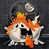 (Multi-Style) Halloween Ghost-11CT Stamped Cross Stitch 40*40cm/15.75*15.75in