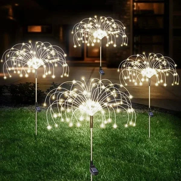 Waterproof Solar Garden Fireworks Lamp - tree - Codlins