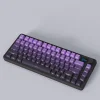 Side engraved hot-swappable RGB e-sports game wireless Bluetooth three-mode bottom light position mechanical keyboard