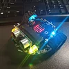 Raspberry Pi Pico Intelligent Robot Car Kit With Pico (obstacle tracking and avoidance microPython programming development board)