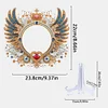  Angel Wing Acrylic Diamond Painting Mirror Kit for Bedroom Dressing Table