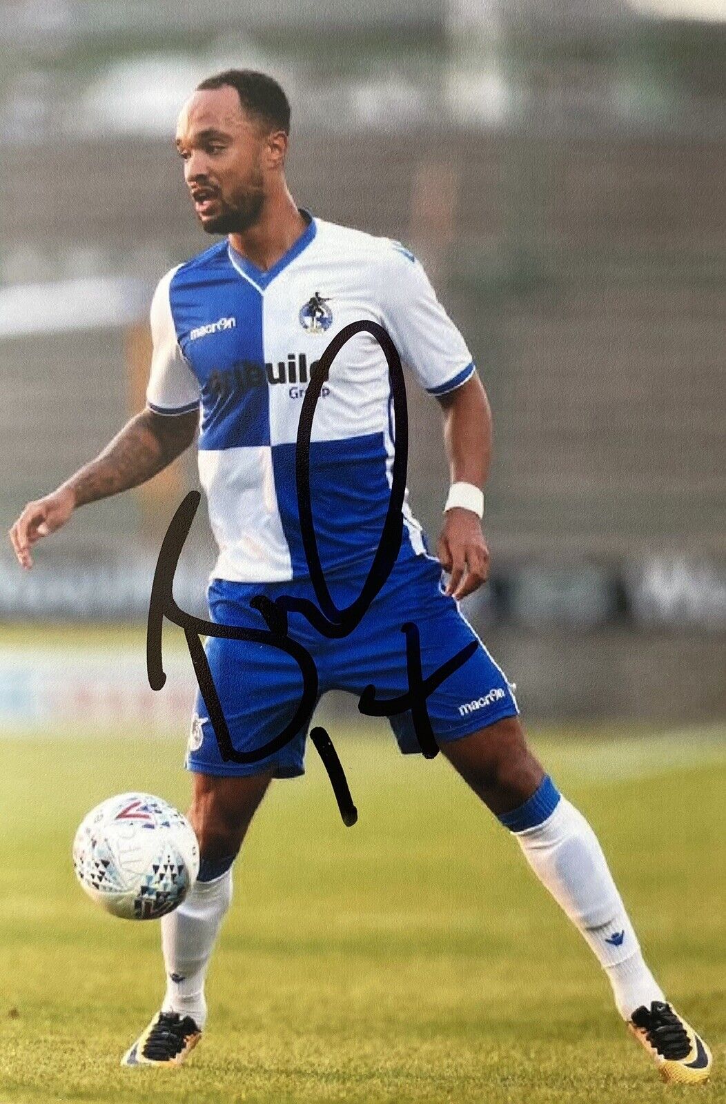 Byron Moore Genuine Hand Signed Bristol Rovers 6X4 Photo Poster painting, See Proof