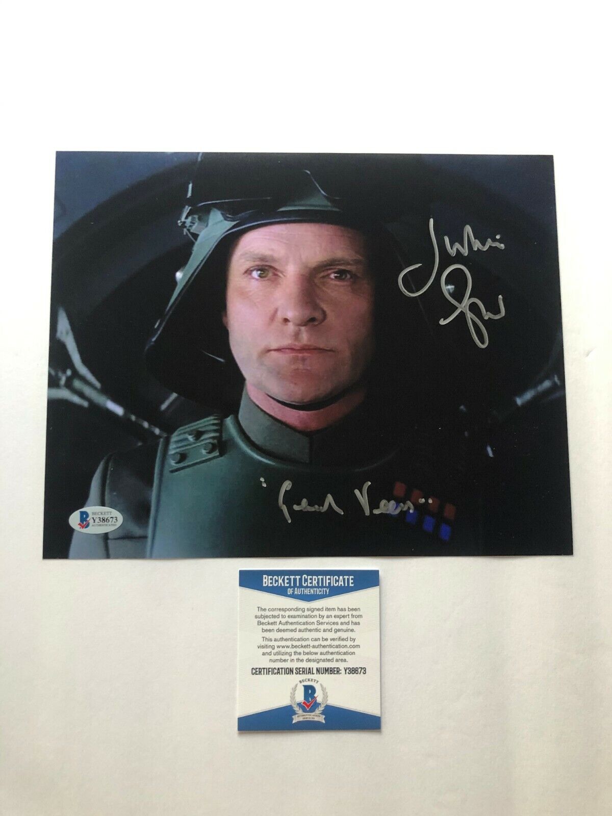 Julian Glover signed autographed Star Wars Gen Veers 8x10 Photo Poster painting Beckett BAS coa