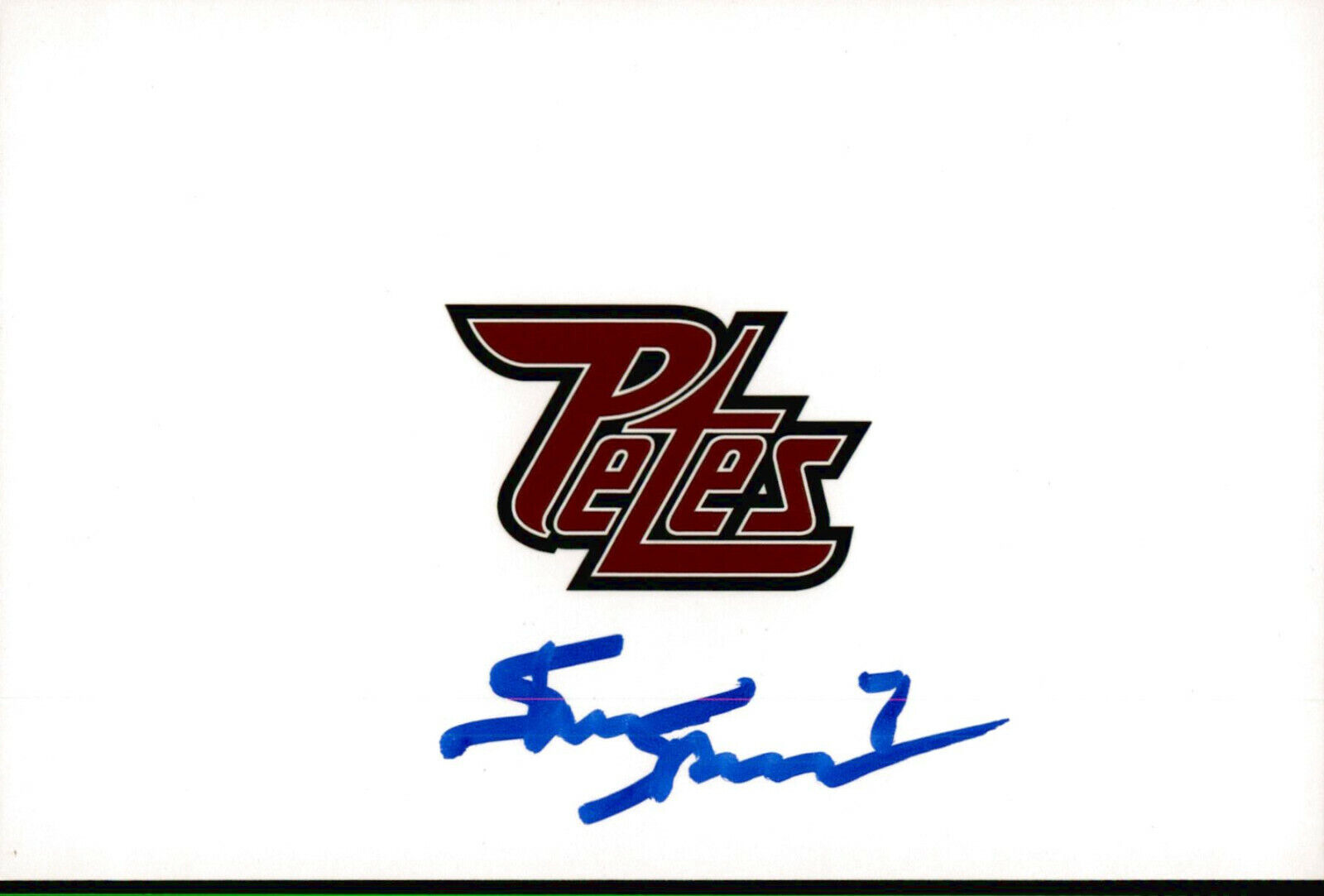 Shawn Spearing SIGNED 4x6 Photo Poster painting PETERBOROUGH PETES