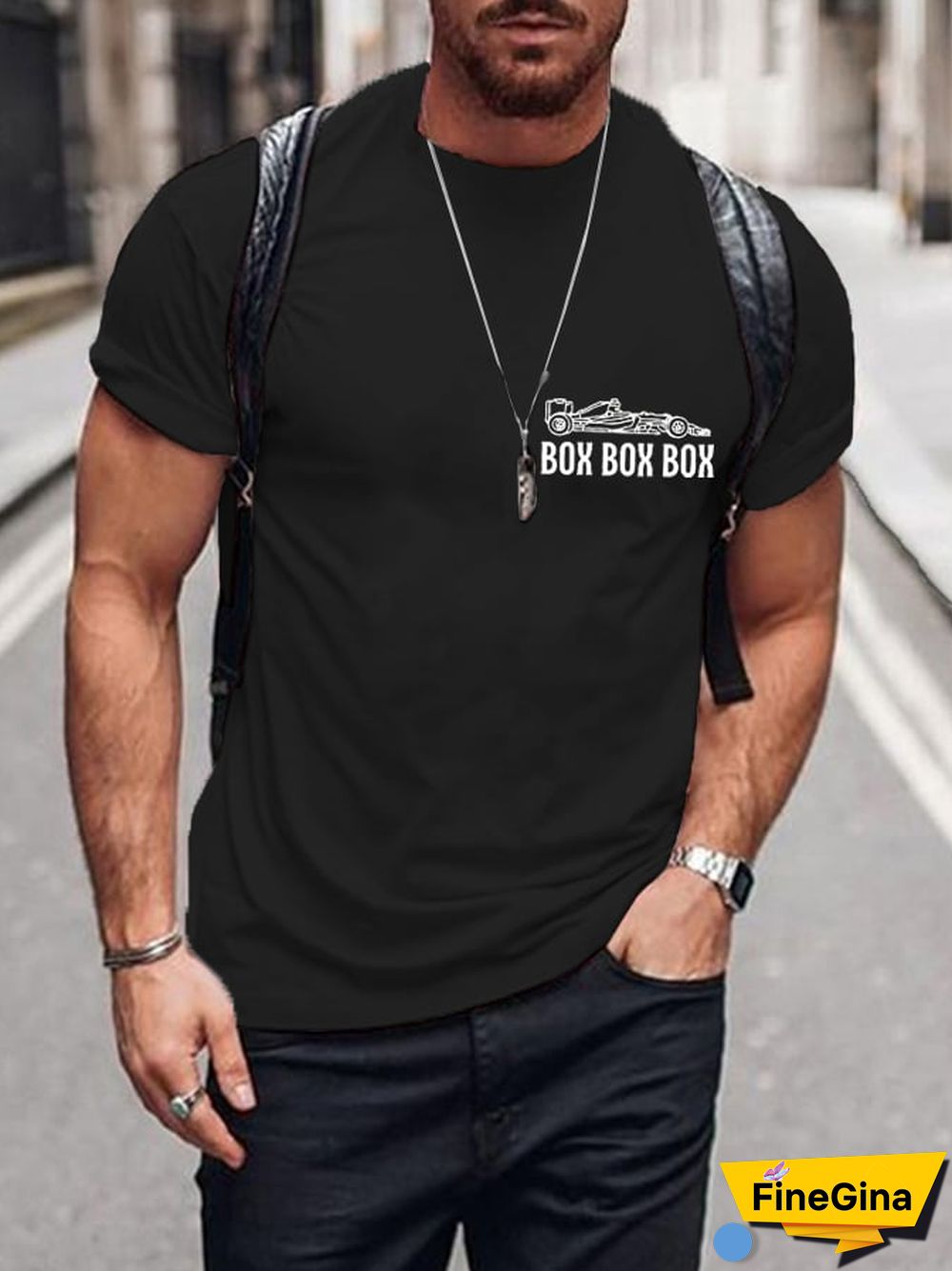 Men's Racing Casual T-Shirt