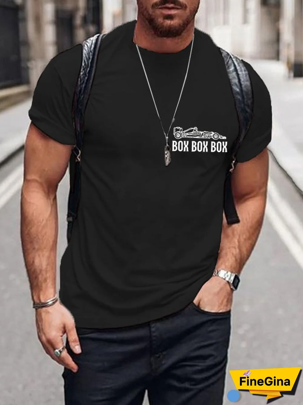 Men's Racing Casual T-Shirt